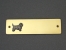 Brass Door Plate - Cairn Terrier