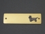 Brass Door Plate - Dandie Dinmont Terrier