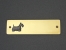 Brass Door Plate - Scotish Terrier