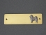 Brass Door Plate - Samoyed