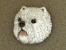 Brooche Large Head - West Highland White Terrier