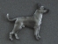 Brooche Figure - Inca Hairless Dog