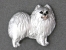 Brooche Figure - Pomeranian