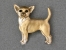 Brooche Figure - Chihuahua Smooth