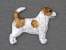 Brož postava - Jack Russell Terrier drsnosrstý