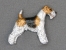 Brooche Figure - Fox Terrier Wire