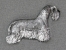Brooche Figure - Bohemian Terrier