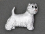 Brooche Figure - West Highland White Terrier