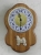 Wall Clock Rustical Figure - Chinese Crested Dog - Powderpuff 