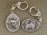 Double Motif Key Ring - Chihuahua Longhaired