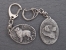 Double Motif Key Ring - Great Pyrenees