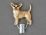 Number Card Clip - Chihuahua Smooth