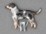 Number Card Clip - Bohemian Spotted Dog