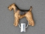 Number Card Clip - Airedale Terrier