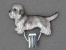 Number Card Clip - Dandie Dinmont Terrier
