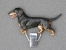 Number Card Clip - Dachshund Smooth