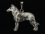 Pendant Figure Silver - Collie Smooth
