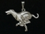 Pendant Figure Silver - Greyhound