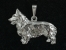 Pendant Figure Silver - Swedish Vallhund