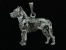 Pendant Figure Silver - Dogo Argentino