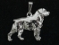 Pendant Figure Silver - Rottweiler