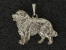 Bernský salašnický pes - Přívěsek postava stříbro