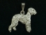 Pendant Figure Silver - Bedlington Terrier
