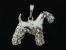 Pendant Figure Silver - Irish Terrier