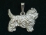 Pendant Figure Silver - Cairn Terrier