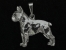 Pendant Figure Silver - Boston Terrier