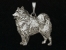 Pendant Figure Silver - Samoyed