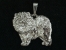 Pendant Figure Silver - Chow-chow