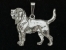 Pendant Figure Silver - Bloodhound