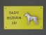 Výstražná tabulka postava - Argentinská doga