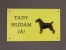 Warning Outdoor Board Figure - German Hunt Terrier