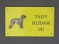 Warning Outdoor Board Figure - Bedlington Terrier