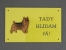 Warning Outdoor Board Figure - Australian Terrier