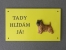 Warning Outdoor Board Figure - Cairn Terrier