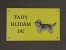 Warning Outdoor Board Figure - Dandie Dinmont Terrier