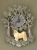 Wall Clock metal - Tibetan Terrier