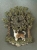 Wall Clock metal - Chihuahua Longhaired