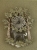Wall Clock metal - Inca Hairless Dog