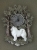 Wall Clock metal - Samoyed