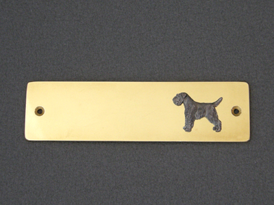 Border Terrier - Brass Door Plate