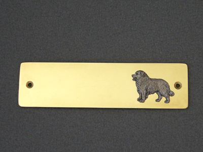 Bernese Mountain Dog - Brass Door Plate