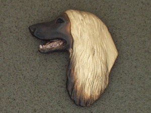 Afghan Hound - Brooche Large Head