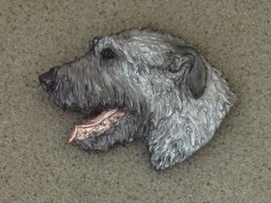 Irish Wolfhound - Brooche Large Head