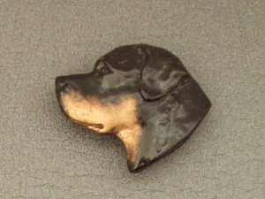 Rottweiler - Brooche Large Head