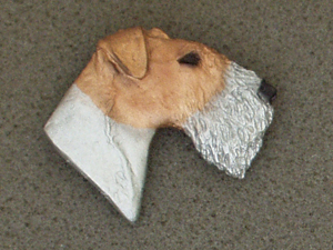 Fox Terrier Wire - Brooche Large Head