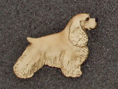 American Cocker Spaniel - Brooche Figure